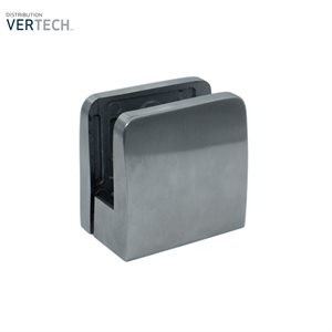 SUPPORT VERRE CARRÉ LARGE STOCK STAINLESS