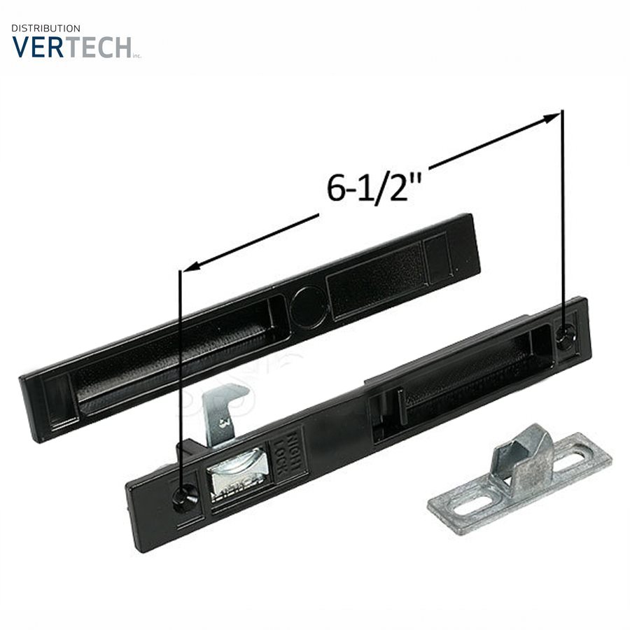 PATIO DOOR LOCK-BLACK