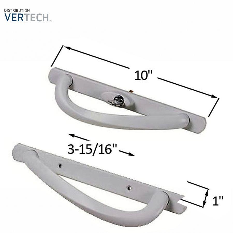 PATIO DOOR HANDLE-WHITE