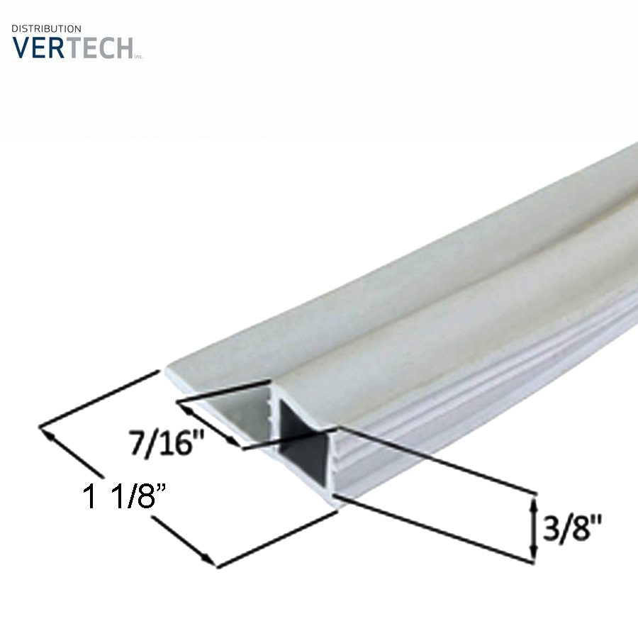 COUPE MOUCHE DE COTÉ 1 1 / 8 X 82 BLANC