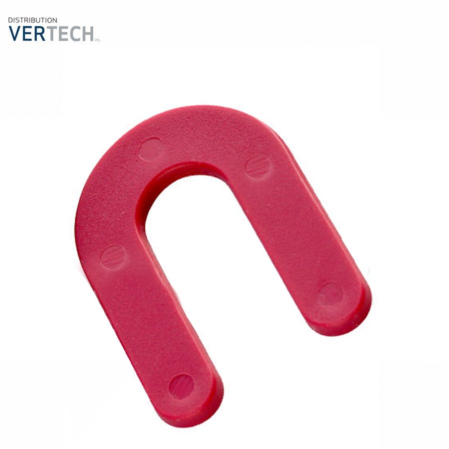 HORSE SHOE SHIM- RED